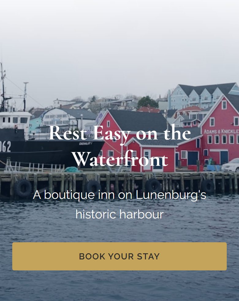 The Harbour Light Inn demo site, mobile view